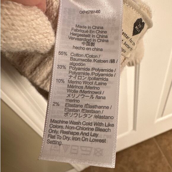 Madewell Striped Lyford Pullover Sweater in Coziest Textured Yarn Small - Picture 6 of 8